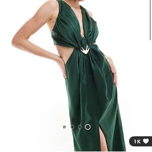 Green goddess gown